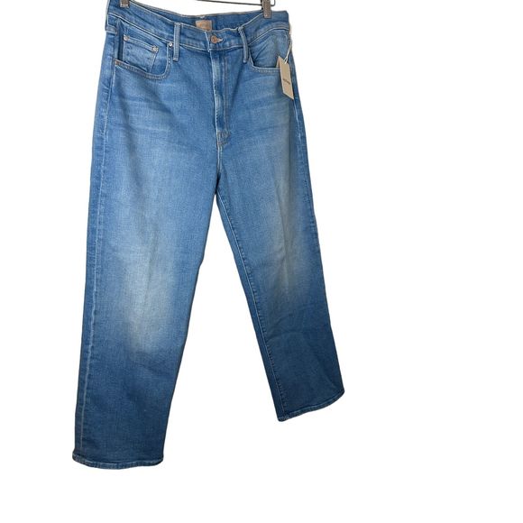 NWT Mother The Rambler Zip Ankle Jeans Wash Going Dutch Size 33 - Picture 5 of 8